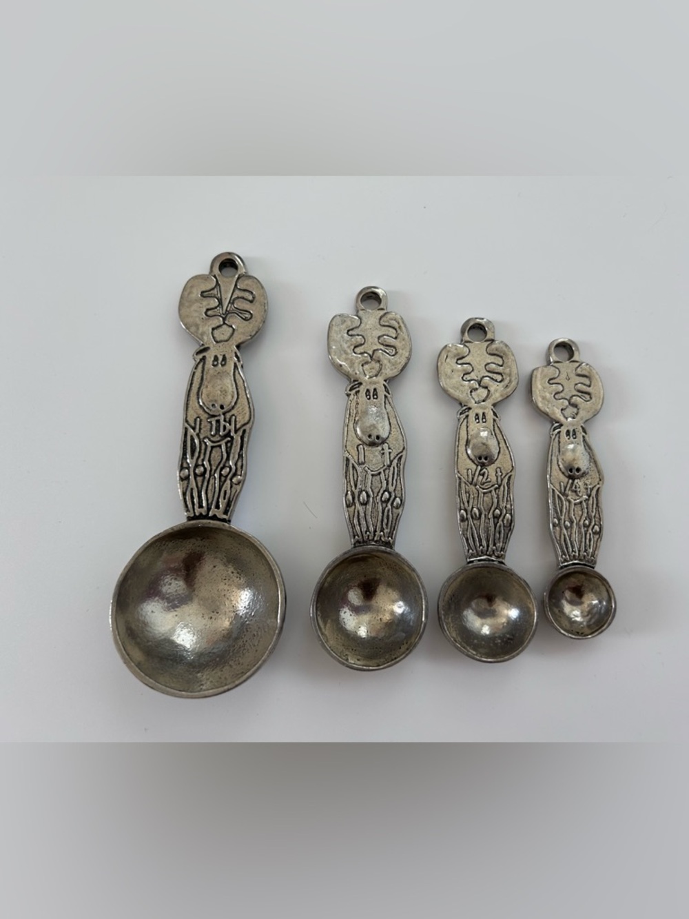Vintage Tin Woodsman TW Pewter Moose Measuring Spoons Set
Cabin
Outdoor
Gift